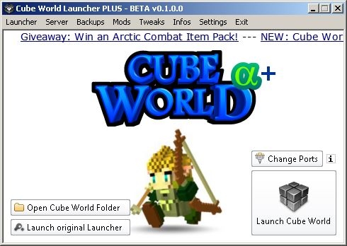 Cube world activation key