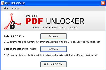 unlock password protected pdf document
